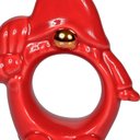 Ver imagem 3 de Porta Guardanapo Papai Noel Cerâmica Vermelho Dourado 11,5x7x3 D’Rossi
