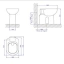 Ver imagem 2 de Bacia Convencional Vogue Plus Conforto P510 Branco - Deca