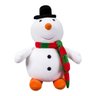Boneco da Neve Natal Plush Pequeno Branco Cachecol Verde e Vermelho Shopping do Bebê 15 Dias Úteis - 1