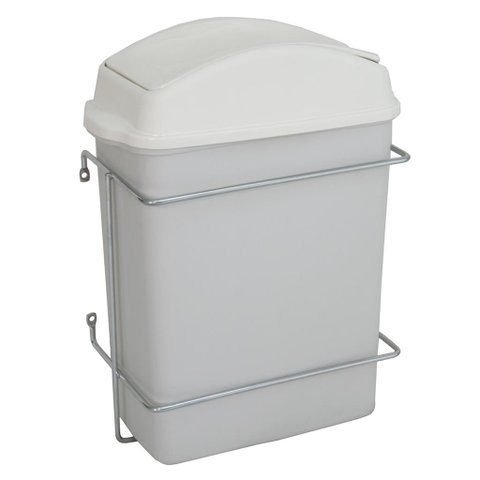 Suporte de Parede Lixeira Fixa 8,8l Tampa Basculante 7080 Cr