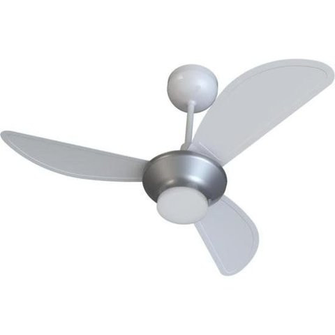Ventilador de Teto Ventisol Mistral 3 Pás Branco/cinza Bivolt