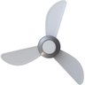 Ventilador de Teto Ventisol Mistral 3 Pás Branco/cinza Bivolt - 2