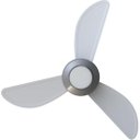 Ver imagem 2 de Ventilador de Teto Ventisol Mistral 3 Pás Branco/cinza Bivolt