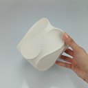 Ver imagem 6 de Cachepô Vaso Decorativo Planta Home&Co Cerâmica 13x13x13cm Marfim