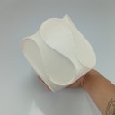 Ver imagem 5 de Cachepô Vaso Decorativo Planta Home&Co Cerâmica 13x13x13cm Marfim