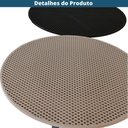 Ver imagem 4 de Mesa Bistrô Venice Fratini 110 Cm (altura) com Tampo Redondo 60 Cm (largura) Polipropileno Preto