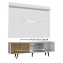 Ver imagem 5 de Rack Madesa Dubai e Painel para Tv até 65 Polegadas com Pés - Branco/rustic 9b9b
