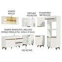 Ver imagem 5 de Armário de Cozinha Completa de Canto 367cm Branco Reims Madesa 01
