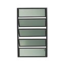 Ver imagem 3 de Vitro Basculante de Alumínio Preto Vidro Boreal - 100x100