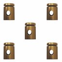 Ver imagem 1 de Kit-5 Desviador de Cabo Para Lustres e Pendentes e Luminária MD-6005/5 - Ouro Velho