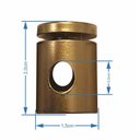 Ver imagem 4 de Kit-5 Desviador de Cabo Para Lustres e Pendentes e Luminária MD-6005/5 - Ouro Velho