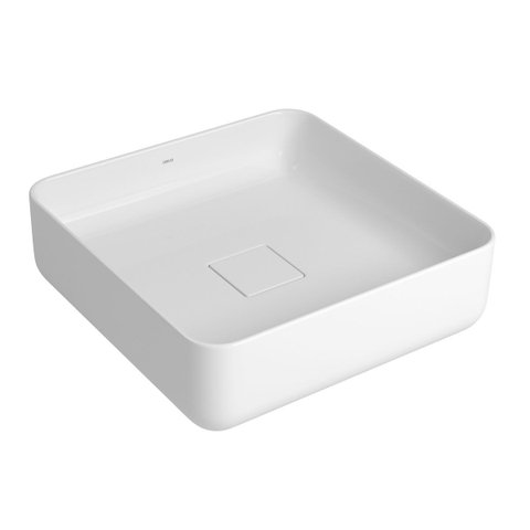 Cuba de Apoio Deca Quadrada 40cm Slim Branco Cod: L.11040.17