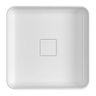 Cuba de Apoio Deca Quadrada 40cm Slim Branco Cod: L.11040.17 - 2
