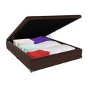 Ver imagem 1 de Cama Box Baú Viúvo Marrom V-store 128x188x44