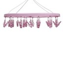 Ver imagem 3 de Mini-varal Oval 24 Prendedores - Rosa