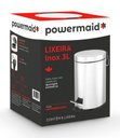Ver imagem 7 de Lixeira de Banheiro Inox com Pedal e Cesto Removível 3l - Powemaid