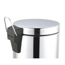 Ver imagem 5 de Lixeira de Banheiro Inox com Pedal e Cesto Removível 3l - Powemaid