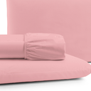 Ver mais imagens de Jogo de Lençol Solteiro 2 Peças 400 Fios C/ Elástico Hotel:rosê