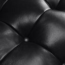 Ver imagem 4 de Poltrona Costela com Puff Costela em Couro - Preto