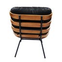 Ver imagem 7 de Poltrona Costela com Puff Costela em Couro - Preto