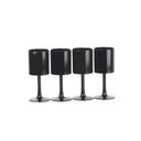 Ver imagem 1 de Kit 4 Taças de Plástico 300 Ml Preto Moda do Chef