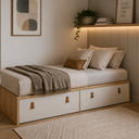 Ver imagem 1 de Cama Infantil com Gavetas Tamanho Solteiro para Quarto Infantil Linha Join