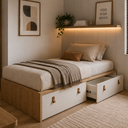 Ver imagem 6 de Cama Infantil com Gavetas Tamanho Solteiro para Quarto Infantil Linha Join