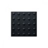 Piso Tátil 10pçs Preto Borracha Pvc 25x25 Alerta - 2