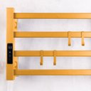 Ver imagem 6 de Toalheiro Elétrico Térmico Aquecido 30x 45 Dourado 110v