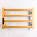 Ver imagem 5 de Toalheiro Elétrico Térmico Aquecido 30x 45 Dourado 110V