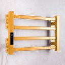 Ver imagem 4 de Toalheiro Elétrico Térmico Aquecido 30x 45 Dourado 110V