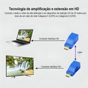 Ver imagem 4 de Extensor Adaptador Hdmi Cabo de Rede Cat5e/6 30m Hd 1080p