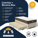 Ver imagem 5 de Cama Box + Colchão Gazin de Molas Ensacadas One Face Air Light + Auxiliar de Espuma Solteiro 88 cm