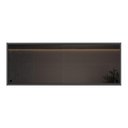 Ver imagem 2 de Armário de Cozinha Aéreo com 2 Portas de Vidro 120cm Milano Multimóveis Mp2391 Cinza