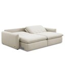 Ver imagem 4 de Sofá Cama Sala de Estar Bipartido 230cm Reclinável Retrátil com Almofadas Caixa Zero Sydney Veludo B