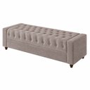 Ver imagem 5 de Puff Baú Calçadeira 160cm Heste Veludo Nobre Avelã - Sallar Home
