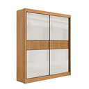 Ver imagem 1 de Guarda Roupa Mdf Santorini Ripado 2 Portas Cinamomo Off Whit