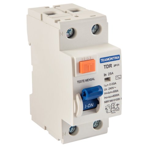 Interruptor TDR-25 2P 25 A 30 mA 6 KA Tramontina Tramontina
