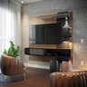 Painel para TV até 55 Polegadas 3 Prateleiras 2 Nichos Atlântico Colibri Móveis - 8