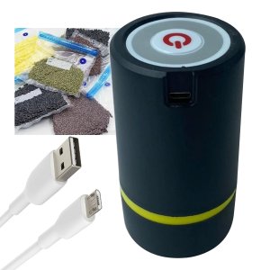 Mini Seladora a Vacuo Portatil Conserva Alimentos Carne Verduras Touch Comida Embaladora Domestica C