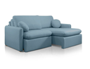 Ver imagem 3 de Sofá Retrátil Sf.4360 Oslo s/Cx 1,80m - Bouclé Azul 514