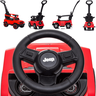 Carrinho Jeep Vermelho de Passeio para Bebe Andador Zippy Toys - 3