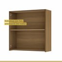 Ver imagem 5 de Armário Aéreo 2 Portas 80cm 100% Mdf Rainha Nature