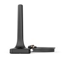 Ver imagem 2 de Antena Digital Hdtv 4 em 1 Vhf/uhf/fm/hdtv Uso Interno ou Externo com Cabo 2,5 Metros Dtv-200