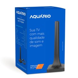 Antena Digital Hdtv 4 em 1 Vhf/uhf/fm/hdtv Uso Interno ou Externo com Cabo 2,5 Metros Dtv-200 - 4