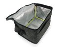 Ver imagem 3 de Bolsa Térmica Porta Marmita Lanche Bebida Com Bolso frontal Para Talheres E Alça Regulável: Cinza