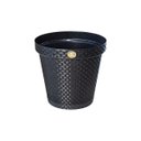 Ver imagem 7 de Kit C/ 5 Vaso Redondo Rattan Preto 36lt Anti Dengue