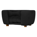 Ver imagem 1 de Poltrona Cama Pet Baby Hanna Estofada Tecido Veludo:preto