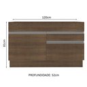 Ver imagem 5 de Balcão de Pia Glamy com 1 Porta e 2 Gavetas Rustic Madesa
