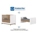 Ver imagem 3 de Berço Infantil Aconchego 2 em 1 Branco/jequitiba - Henn